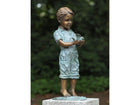 Bronzen beeld Jongen met vogel 53x17x19cm - Doika - Bronzen beeld - Doika - 5410807010532 - AN1053BRW-V