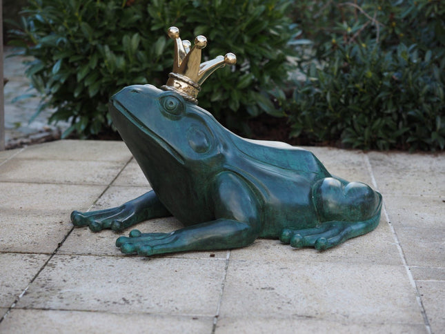 Bronzen beeld Kikkerprins 50x60x80cm - Doika - Bronzen beeld - Doika - 5410807914656 - B1465
