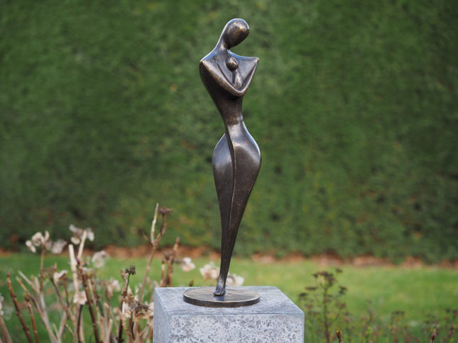 Bronzen beeld Moeder met kind 54x15x15cm - Doika - Bronzen beeld - Doika - 5410807029350 - AN2935BR-BI