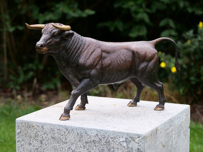 Bronzen beeld Stier 27x17x49cm - Doika - Bronzen beeld - Doika - 5410807013076 - AN1307BR-B
