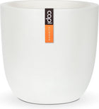Capi Europe - Bloempot bol 37x37 - Wit - Bloempot voor buiten - WFL932 - Doika - Plantenbak - Capi Europe -  - WFL932