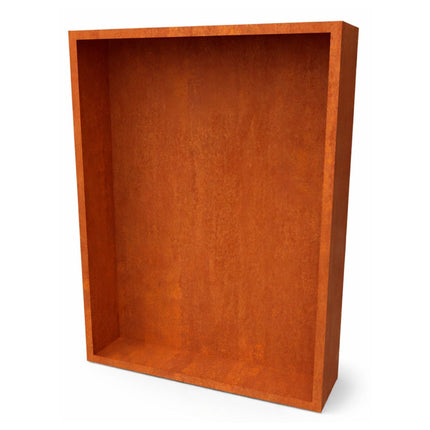 Cortenstalen houtopslag met achterwand 150x38.5x200 cm - Doika - Houtopslag - Geroba -  - EguraAWC6