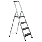 Escalo Aluminium trapladder 43.5x156x12 cm - 4 treden – Power Step - Doika - Ladders en Stellingen - Escalo - 5414045121845 - L184