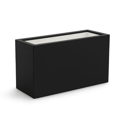 GARDRA Polyester plantenbak 100x30x50 cm - Gitzwart (RAL 9005) - Doika - Plantenbak - GARDRA -  - DOIKA-BP-33-RAL-9005