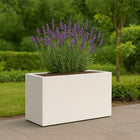 GARDRA Polyester plantenbak 100x30x50 cm - Zuiver Wit (RAL 9010) - Doika - Plantenbak - GARDRA -  - DOIKA-BP-33-RAL-9010