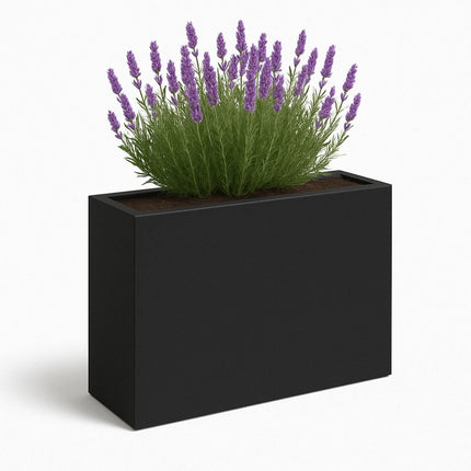GARDRA Polyester plantenbak 100x40x100 cm - Gitzwart (RAL 9005) - Doika - Plantenbak - GARDRA -  - DOIKA-BP-15-RAL-9005