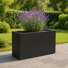 GARDRA Polyester plantenbak 110x30x67 cm - Gitzwart (RAL 9005) - Doika - Plantenbak - GARDRA -  - DOIKA-BP-30-RAL-9005