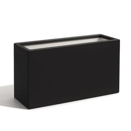 GARDRA Polyester plantenbak 110x30x67 cm - Gitzwart (RAL 9005) - Doika - Plantenbak - GARDRA -  - DOIKA-BP-30-RAL-9005