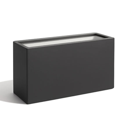 GARDRA Polyester plantenbak 110x30x67 cm - Zwartgrijs (RAL 7021) - Doika - Plantenbak - GARDRA -  - DOIKA-BP-30-RAL-7021