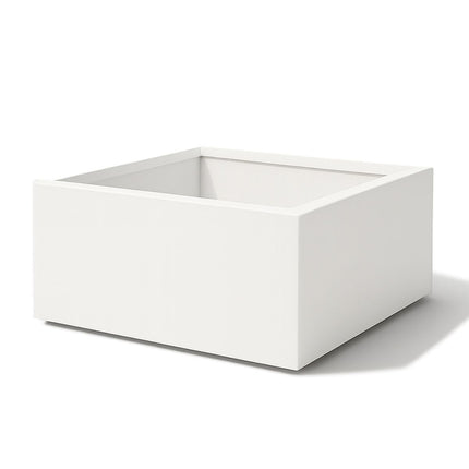 GARDRA Polyester plantenbak 120x120x40 cm - Zuiver Wit (RAL 9010) - Doika - Plantenbak - GARDRA -  - DOIKA-AP-07.4-RAL-9010