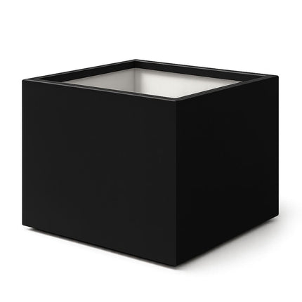 GARDRA Polyester plantenbak 120x120x80 cm - Gitzwart (RAL 9005) - Doika - Plantenbak - GARDRA -  - DOIKA-AP-07.2-RAL-9005