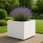 GARDRA Polyester plantenbak 120x120x80 cm - Zuiver Wit (RAL 9010) - Doika - Plantenbak - GARDRA -  - DOIKA-AP-07.2-RAL-9010