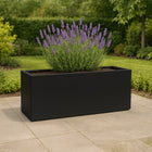 GARDRA Polyester plantenbak 120x50x40 cm - Gitzwart (RAL 9005) - Doika - Plantenbak - GARDRA -  - DOIKA-BP-1.1-RAL-9005