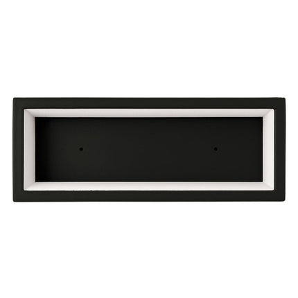 GARDRA Polyester plantenbak 120x50x60 cm - Gitzwart (RAL 9005) - Doika - Plantenbak - GARDRA -  - DOIKA-BP-01-9005