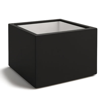 GARDRA Polyester plantenbak 140x140x100 cm - Gitzwart (RAL 9005) - Doika - Plantenbak - GARDRA -  - DOIKA-AP-11-RAL-9005