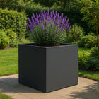 GARDRA Polyester plantenbak 140x140x140 cm - Zwartgrijs (RAL 7021) - Doika - Plantenbak - GARDRA -  - DOIKA-AP-10-RAL-7021