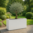 GARDRA Polyester plantenbak 150x25x80 cm - Zuiver Wit (RAL 9010) - Doika - Plantenbak - GARDRA -  - DOIKA-BP-5.1-RAL-9010