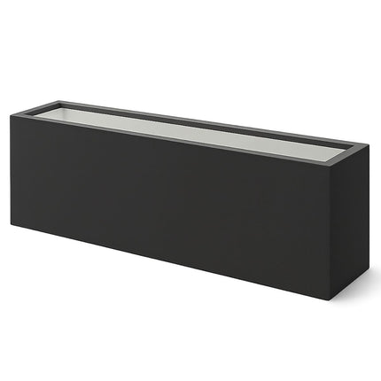 GARDRA Polyester plantenbak 150x40x40 cm - Zwartgrijs (RAL 7021) - Doika - Plantenbak - GARDRA -  - DOIKA-BP-44-RAL-7021
