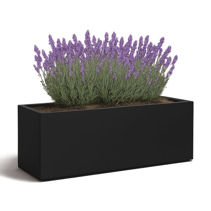 GARDRA Polyester plantenbak 158x45x52.5 cm - Gitzwart (RAL 9005) - Doika - Plantenbak - GARDRA -  - DOIKA-BP-53-RAL-9005