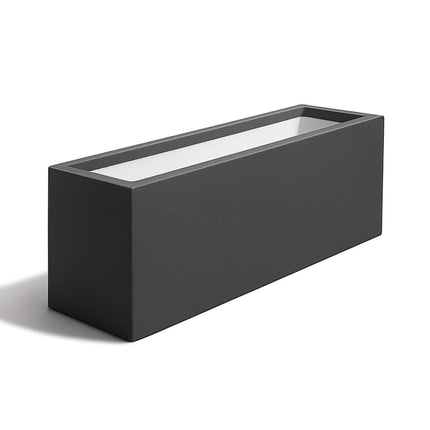 GARDRA Polyester plantenbak 158x45x52.5 cm - Zwartgrijs (RAL 7021) - Doika - Plantenbak - GARDRA -  - DOIKA-BP-53-RAL-7021