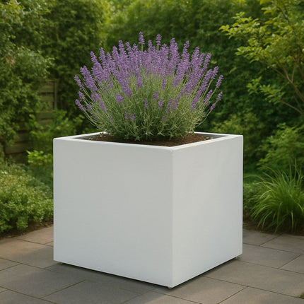 GARDRA Polyester plantenbak 160x160x160 cm - Zuiver Wit (RAL 9010) - Doika - Plantenbak - GARDRA -  - DOIKA-AP-17-RAL-9010