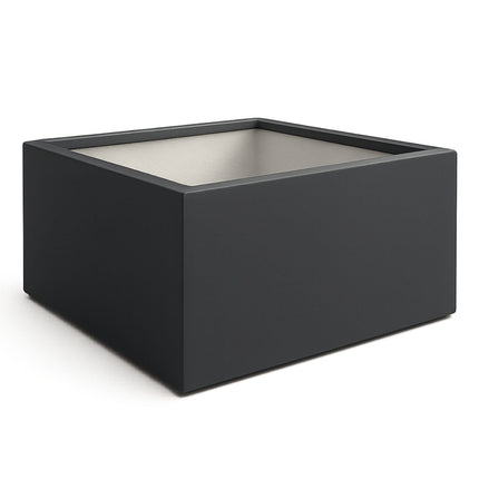 GARDRA Polyester plantenbak 160x160x80 cm - Zwartgrijs (RAL 7021) - Doika - Plantenbak - GARDRA -  - DOIKA-AP-16-RAL-7021