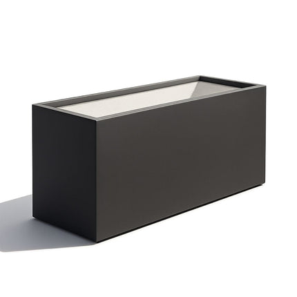 GARDRA Polyester plantenbak 162x60x70 cm - Zwartgrijs (RAL 7021) - Doika - Plantenbak - GARDRA -  - DOIKA-BP-26-RAL-7021
