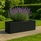 GARDRA Polyester plantenbak 170x40x40 cm - Gitzwart (RAL 9005) - Doika - Plantenbak - GARDRA -  - DOIKA-BP-32-RAL-9005