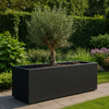 GARDRA Polyester plantenbak 180x60x70 cm - Zwartgrijs (RAL 7021) - Doika - Plantenbak - GARDRA -  - DOIKA-BP-27-RAL-7021