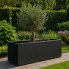 GARDRA Polyester plantenbak 180x60x70 cm - Zwartgrijs (RAL 7021) - Doika - Plantenbak - GARDRA -  - DOIKA-BP-27-RAL-7021