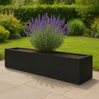 GARDRA Polyester plantenbak 200x30x20 cm - Gitzwart (RAL 9005) - Doika - Plantenbak - GARDRA -  - DOIKA-BP-10.1-RAL-9005