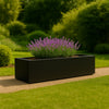 GARDRA Polyester plantenbak 200x40x33 cm - Gitzwart (RAL 9005) - Doika - Plantenbak - GARDRA -  - DOIKA-BP-31.1-RAL-9005