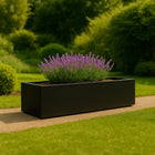 GARDRA Polyester plantenbak 200x40x33 cm - Gitzwart (RAL 9005) - Doika - Plantenbak - GARDRA -  - DOIKA-BP-31.1-RAL-9005