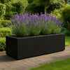 GARDRA Polyester plantenbak 200x60x60 cm - Gitzwart (RAL 9005) - Doika - Plantenbak - GARDRA -  - DOIKA-BP-38-RAL-9005