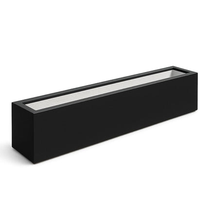 GARDRA Polyester plantenbak 208x30x20 cm - Gitzwart (RAL 9005) - Doika - Plantenbak - GARDRA -  - DOIKA-BP-10-RAL-9005