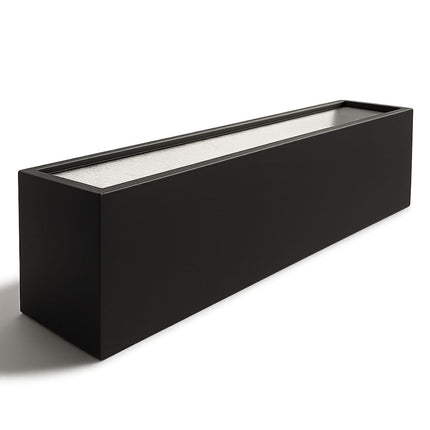 GARDRA Polyester plantenbak 230x50x40 cm - Gitzwart (RAL 9005) - Doika - Plantenbak - GARDRA -  - DOIKA-BP-04-RAL-9005