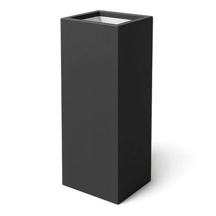 GARDRA Polyester plantenbak 40x40x120 cm - Zwartgrijs (RAL 7021) - Doika - Plantenbak - GARDRA -  - DOIKA-CP-2-RAL-7021