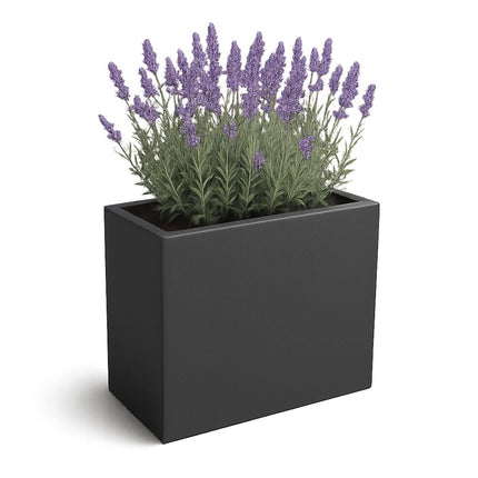 GARDRA Polyester plantenbak 45x30x50 cm - Zwartgrijs (RAL 7021) - Doika - Plantenbak - GARDRA -  - DOIKA-BP-35-RAL-7021