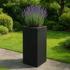 GARDRA Polyester plantenbak 50x50x100 cm - Gitzwart (RAL 9005) - Doika - Plantenbak - GARDRA -  - DOIKA-CP-1-RAL-9005