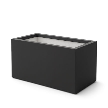 GARDRA Polyester plantenbak 80x40x40 cm - Zwartgrijs (RAL 7021) - Doika - Plantenbak - GARDRA -  - DOIKA-BP-42-RAL-7021