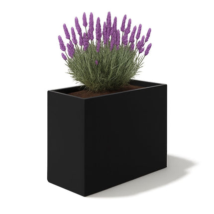 GARDRA Polyester plantenbak 80x40x80 cm - Gitzwart (RAL 9005) - Doika - Plantenbak - GARDRA -  - DOIKA-BP-45-RAL-9005