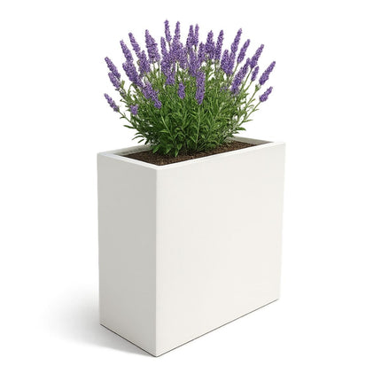 GARDRA Polyester plantenbak 90x40x90 cm - Zuiver wit (RAL 9010) - Doika - Plantenbak - GARDRA -  - DOIKA-BP-14-9010