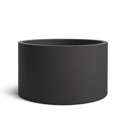 GARDRA Polyester plantenbak Ø 100x60 cm - Zwartgrijs (RAL 7021) - Doika - Plantenbak - GARDRA -  - DOIKA-FP-3 7021