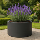 GARDRA Polyester plantenbak Ø 120x60 cm - Zwartgrijs (RAL 7021) - Doika - Plantenbak - GARDRA -  - DOIKA-FP-2 7021