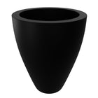 GARDRA Polyester plantenbak Ø 51x59 cm - Gitzwart (RAL 9005) - Doika - Plantenbak - GARDRA -  - DOIKA-DP-1 9005