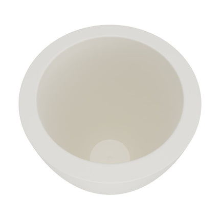 GARDRA Polyester plantenbak Ø 51x59 cm - Zuiver Wit (RAL 9010) - Doika - Plantenbak - GARDRA -  - DOIKA-DP-1 9010
