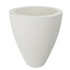GARDRA Polyester plantenbak Ø 51x59 cm - Zuiver Wit (RAL 9010) - Doika - Plantenbak - GARDRA -  - DOIKA-DP-1 9010