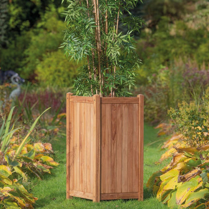 Hoge houten plantenbak met poten 45 x 45 x 90 cm - Doika - Plantenbak - Doika -  - 
