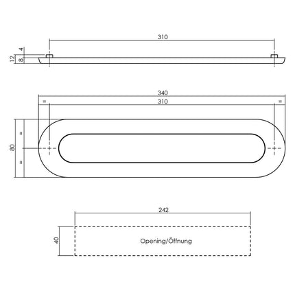 Intersteel Brievenbus ovaal met veer rvs geborsteld - Doika - Briefplaat - Intersteel - 8714186040102 - 35,400,007