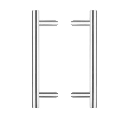 Intersteel Deurgrepen set T - schuin ø 30 mm - 500 mm rvs geborsteld - Doika - Deurgrepen - Intersteel - 8714186334416 - 35,432,922